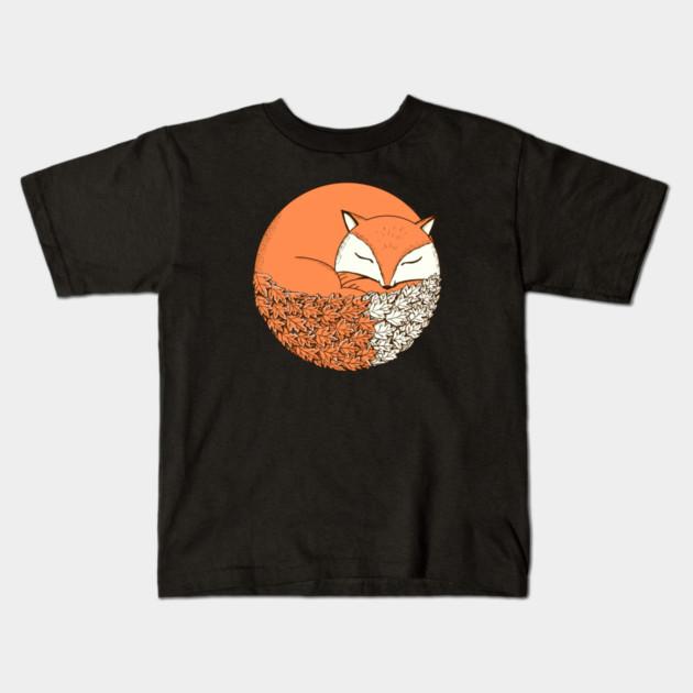 Boys Girls Soft Cotton Graphic Tees Fox Breathable Daily School Wear Kids T-Shirts