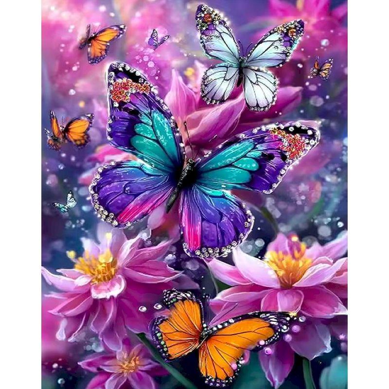 GATYZTORY Rose Painting By Numbers Wall Art Drawing Kit Animal Modern Living Room Decoration Painting With Numbers