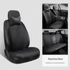 Four Seasons Suede Car Seat Cushion: Universal, Breathable, Slim Waist Design for All Seasons.