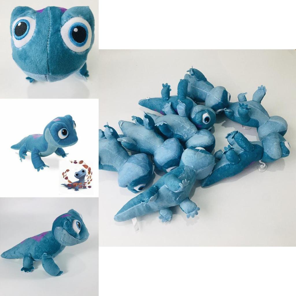 2 Fire Spirit Salamander Plush Doll Toy Soft Blue Lizard For Kids**