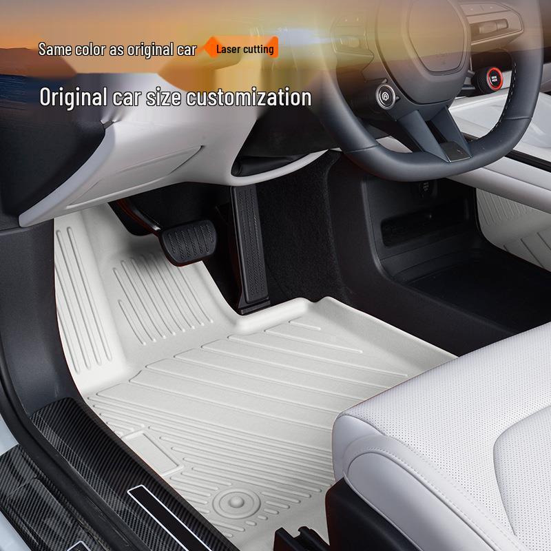 Durable, Waterproof, Multi-Color TPE Car Floor Mats for All Models - Original Color, Full Coverage