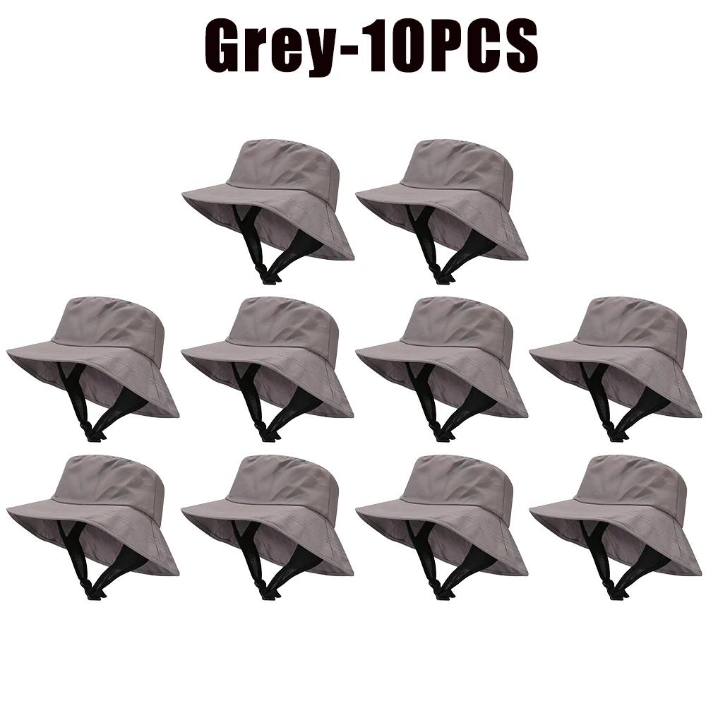 UPF50+ Beach Surf Bucket Hat Mesh Breathable Sun Hat Men Women Outdoor Fishing Cap Chin Adjustable Cap Water Sport Cap Sombrero