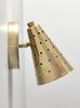 Mid Century Modern Cone Wall Sconce,Modern Brass Light Fixture, Adjustable Wall Light, Kitchen Wall Mount Fixture
