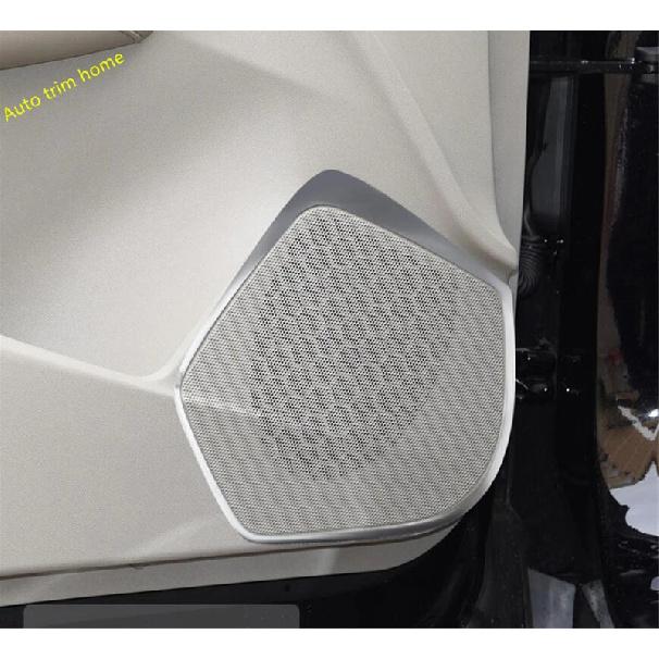 Car Inner Door Stereo Speaker Audio Sound Loudspeaker Ring Frame Cover Trim Accessories Interior For Cadillac XT4  -