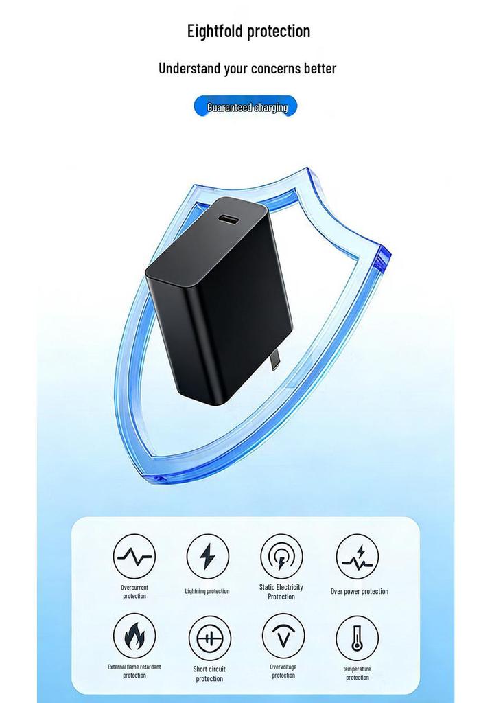 65W Universal Fast Charger for Huawei, Samsung, Xiaomi, VIVO, OPPO, Apple, Tablets, and Laptops