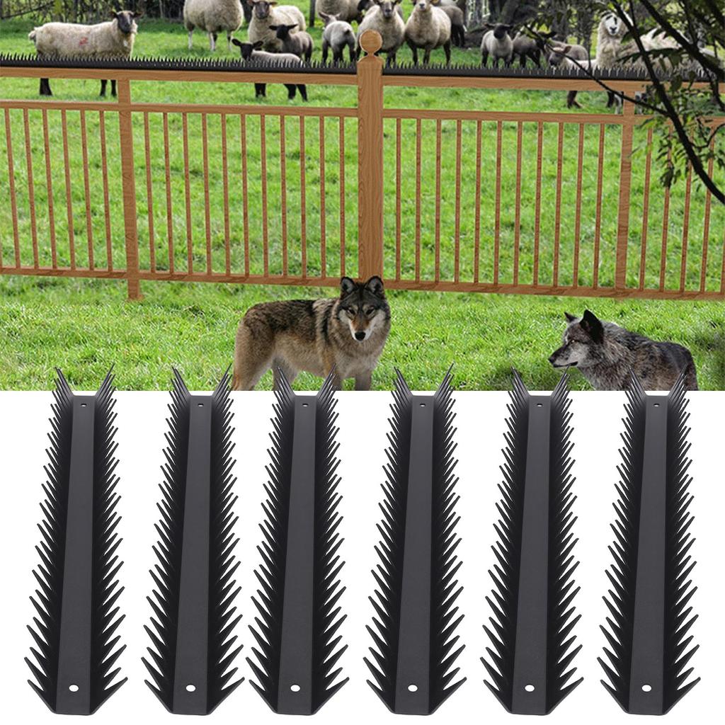 Zaunspitzen, Metall-Tierschutz Anti-Diebstahl Wandspitzen Wand-Einbruchschutzspitzen Anti-Kletter Sicherheitsspitzen für Haus Außen Zäune Tore Wa