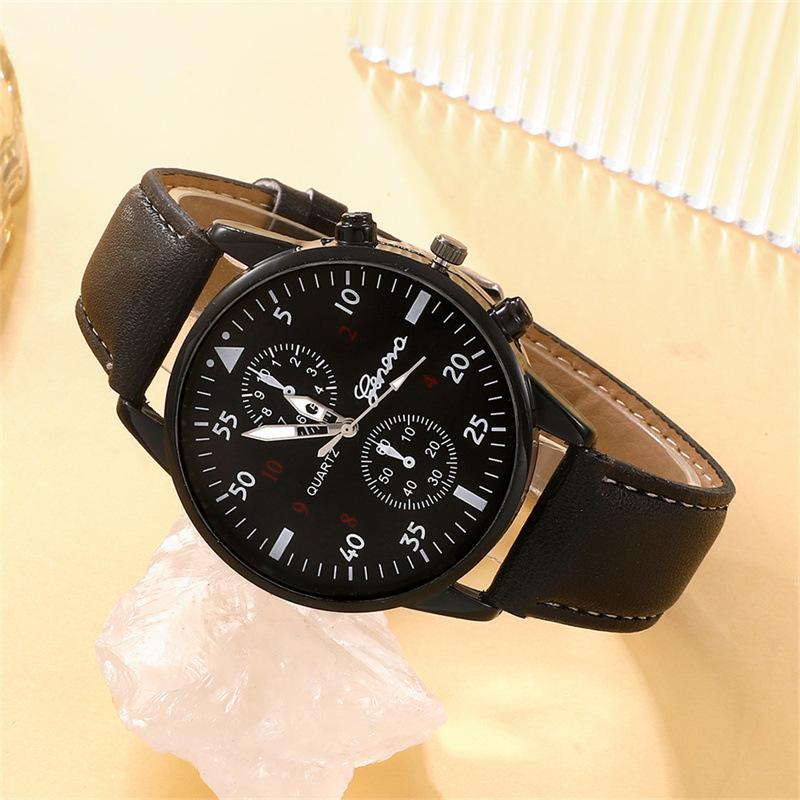 Men's Set Gift Watch Bracelet 5-piece Set Men's Watch Watch Quartz Watch Luminous