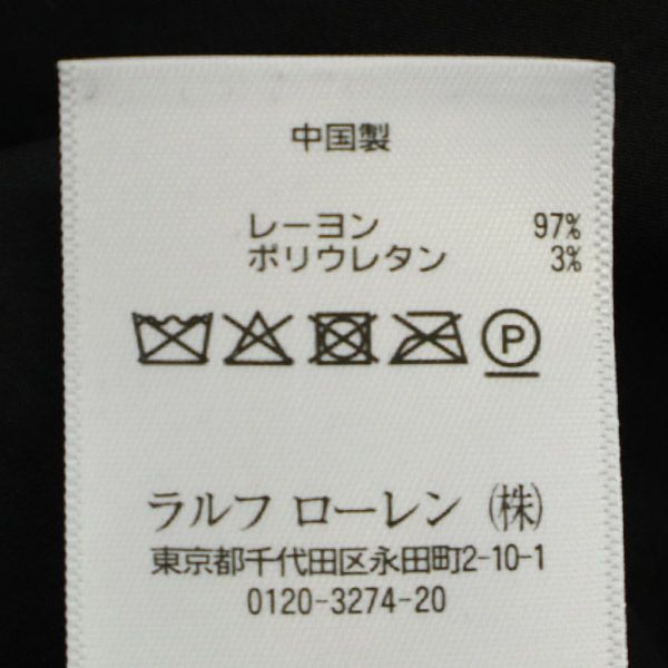 POLO RALPH LAUREN Gaucho pants black Women Used