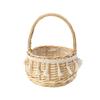 Handmade Willow Weaving Mother's Day Flower Basket Rural Companion Gift Handbag Flower Arrangement Small Basket