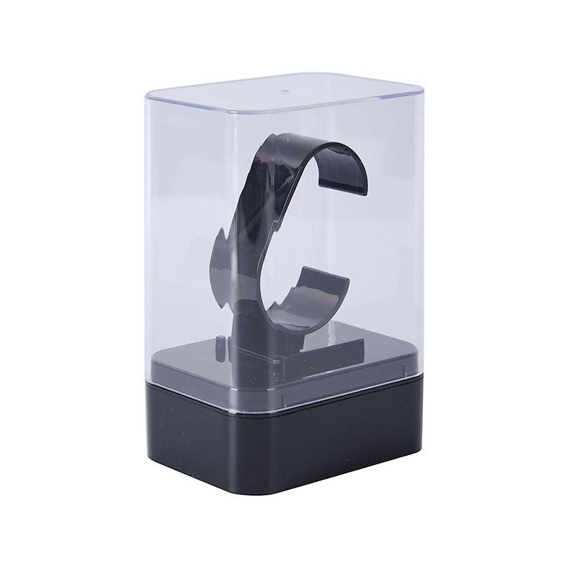 

1X Пластиковая подставка-держатель для часов, витрина, инструмент, подставка, кейс, виндер чёрный