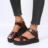 2025New Women Gladiator Sandals  Summer Platform Sandals Buckle Strap Casual Shoes  Plus Size  Europe