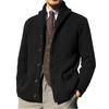 Men's Classic Button-Up Knit Cardigan In Black, Brown, Light Gray, Navy, and Army Green