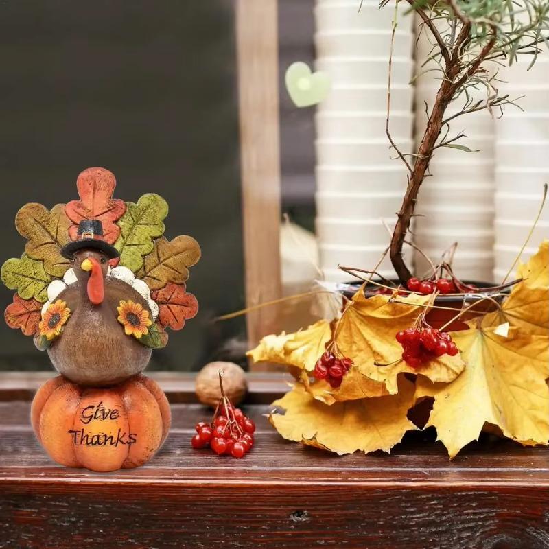 Easter Chick Easter Pumpkin Turkey Decoration Easter Chick Party Christmas Decoration Resin Ornaments home decore