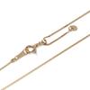 Goods K18 Necklace Venetian Chain Width 50cm Free Adjuster 18K 18K [Happy Shop] 0.6mm