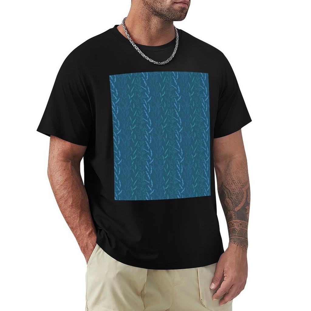 Algae and Aquatic Plants T-Shirt Workout Short Sleeve Top