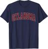 Oklahoma OK Retro Vintage Athletic Sports Design Red Style T-Shirt