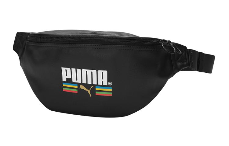 PUMA Textile, Artificial Leather Crossbody Bag, Sling Bag, Fanny Pack Regular Unisex Black 077784-01