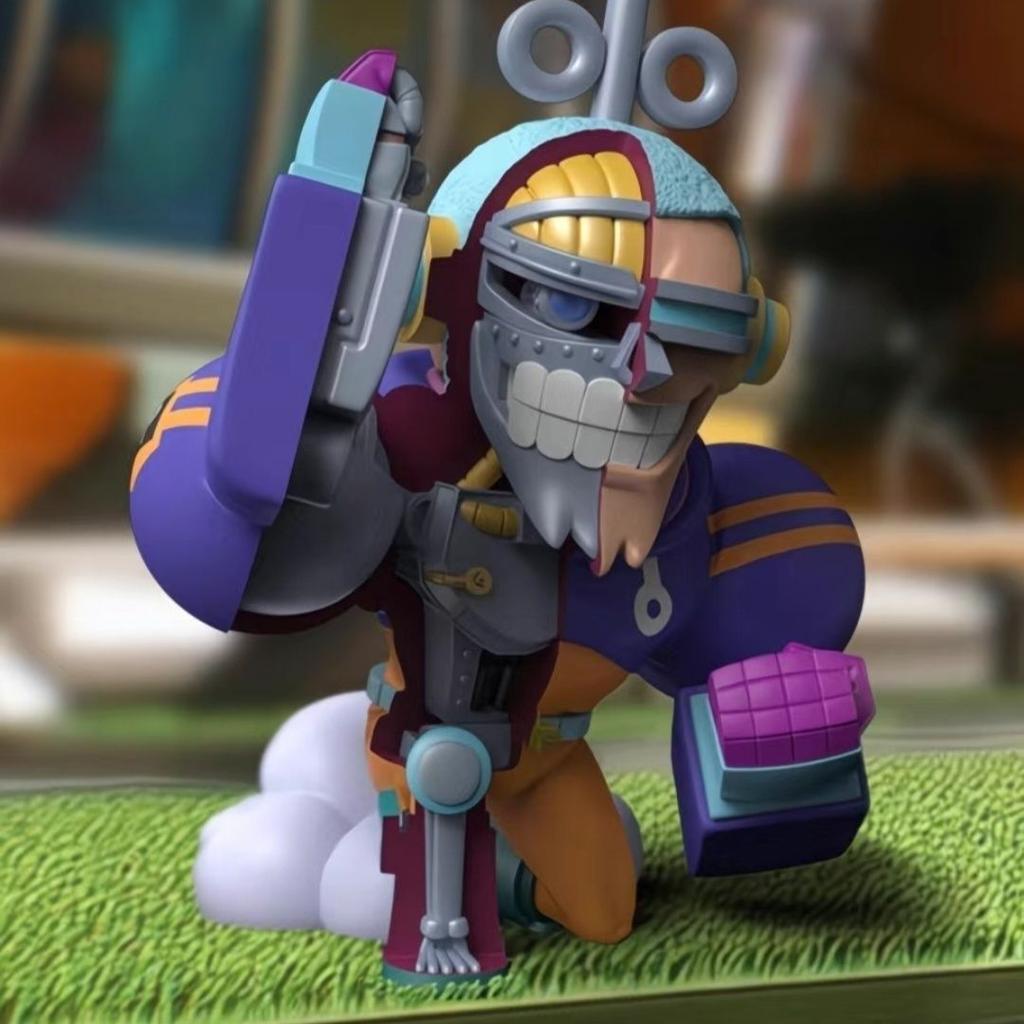 New  Original  One Piece Mighty Jaxx Semi-Anatomical Blind Box Vol.9 Egghead Island Decoration Mystery Box Toy