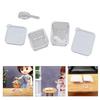 Practical Small Dollhouses Food Storage Containers Clear Sturdy Plastic Food Boxes Portable for Crafting Supplies