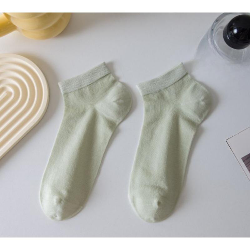 Female Summer Thin Style Breathable Moon Son Boneless Short Tube Cool Feeling Ice Socks