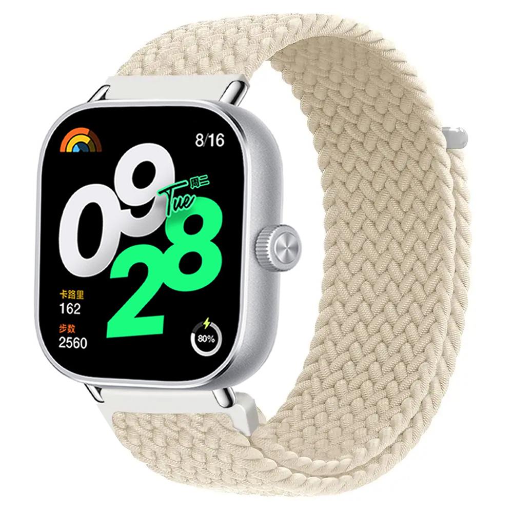 Braided solo Loop Band for Xiaomi Redmi Watch 4 Strap Adjustable Sportband Nylon Replacement correa bracelet Miband 8 pro band