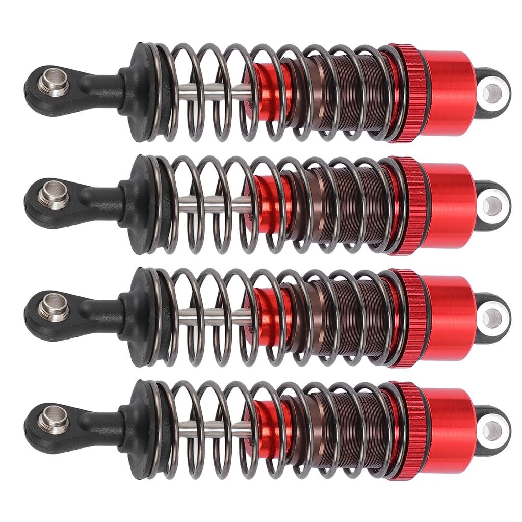 4 PCS 75mm RC Car Oil S Aluminum Alloy Damper Set for 1/10 Scale RC Cars