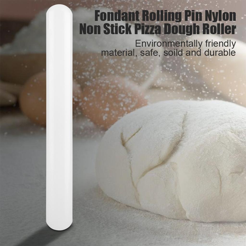 Dough Roller Fondant Rolling Pin Nylon Non Stick Pizza Dough Roller for Cookie Pastry DIY Cake Baking Tool Fondant Rolling Pin