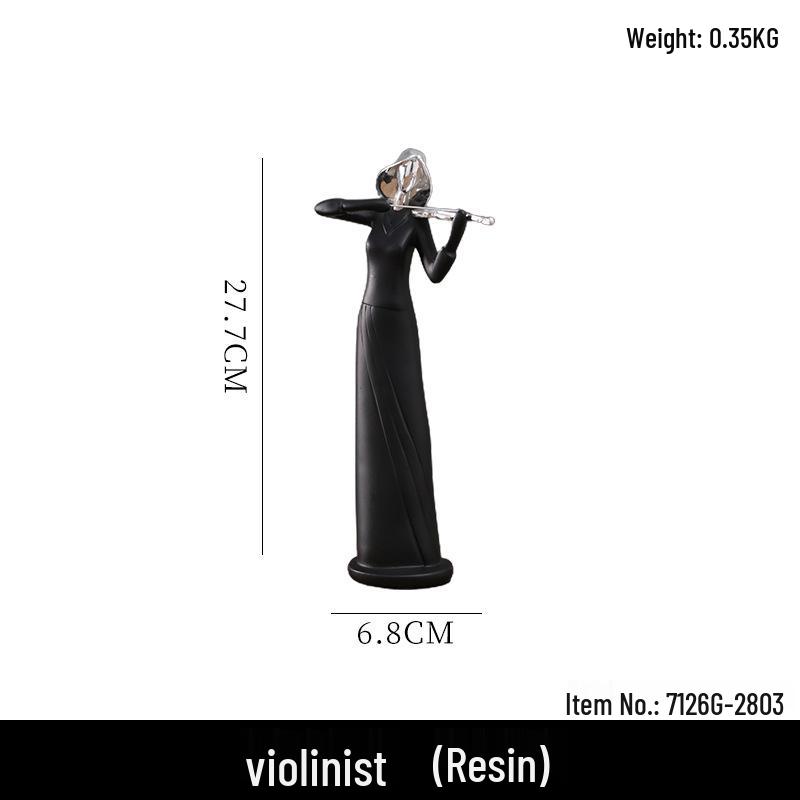 Elegant Figure Ornament: Light Luxury and Personality for Entrance, TV Cabinet, Wine Cabinet, or Study Decor