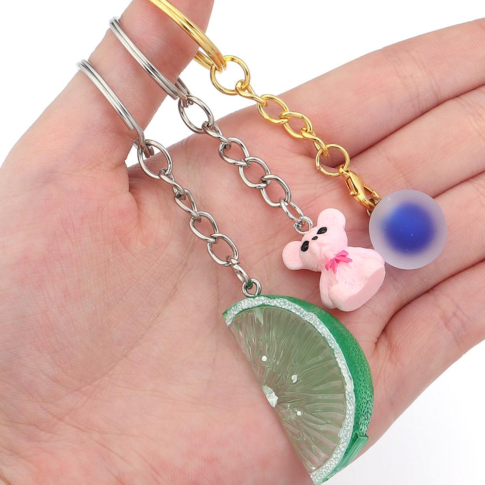10pcs/Lot Iron Key Rings Blank Keyring Keychain Split Ring Keyfob Key Holder Rings DIY Findings Making Keychain Accessories