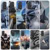 Military Aircraft Warship Fighter Phone Case For Xiaomi Redmi Note 15 14 14S 13 12S 12 Pro Plus 11S 11 11T 11E 10S 10 + Soft TPU