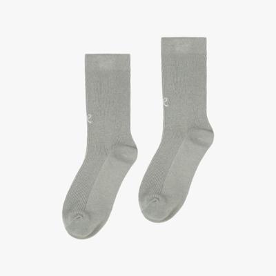 ROSA ANANAS [2 Paar 1 Satz] PETITE SCHLEIFENSOCKEN SET_GRAU