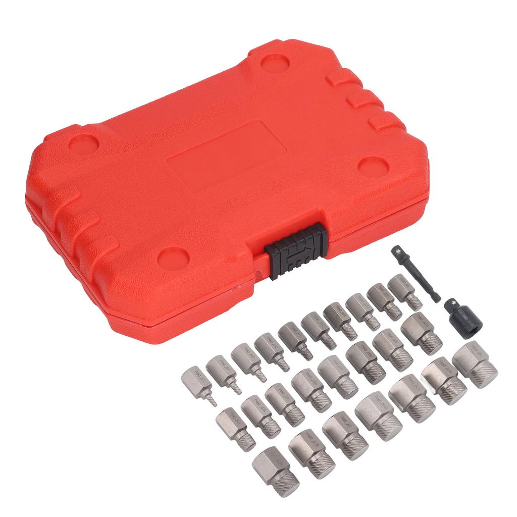 27-teiliges Schraubenausdreher Sechskant Werkzeugsatz zum Entfernen abgebrochener Schrauben für Reparatur und Wartung