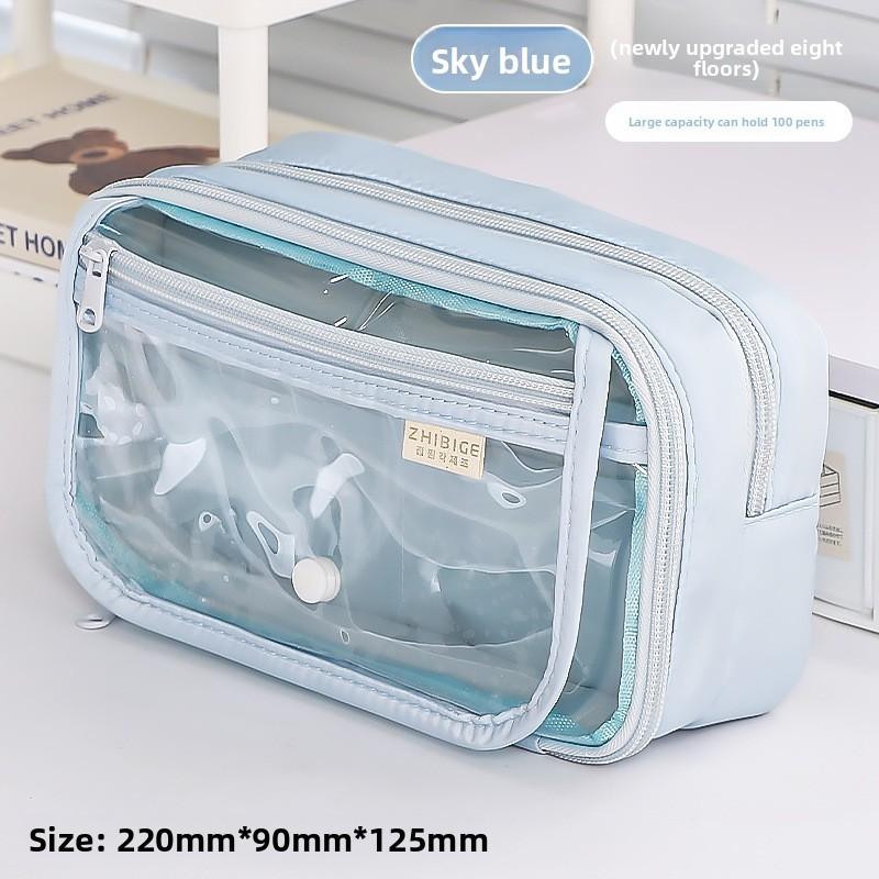 Style Small Capacity Pencil Case With Durable Fabric For Students Girls