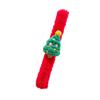 Christmas Slap Bracelets Snaps Santas Claus Party Favors Xmas Wrist Bands Decorations For Exchange Gifts Party Favors Birthday
