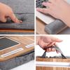 Portable Lap Laptop Desk with Pillow Cushion Laptop Lap Table with Mouse Pad and Phone Holder Fits Up To 17.3 Inches Laptop