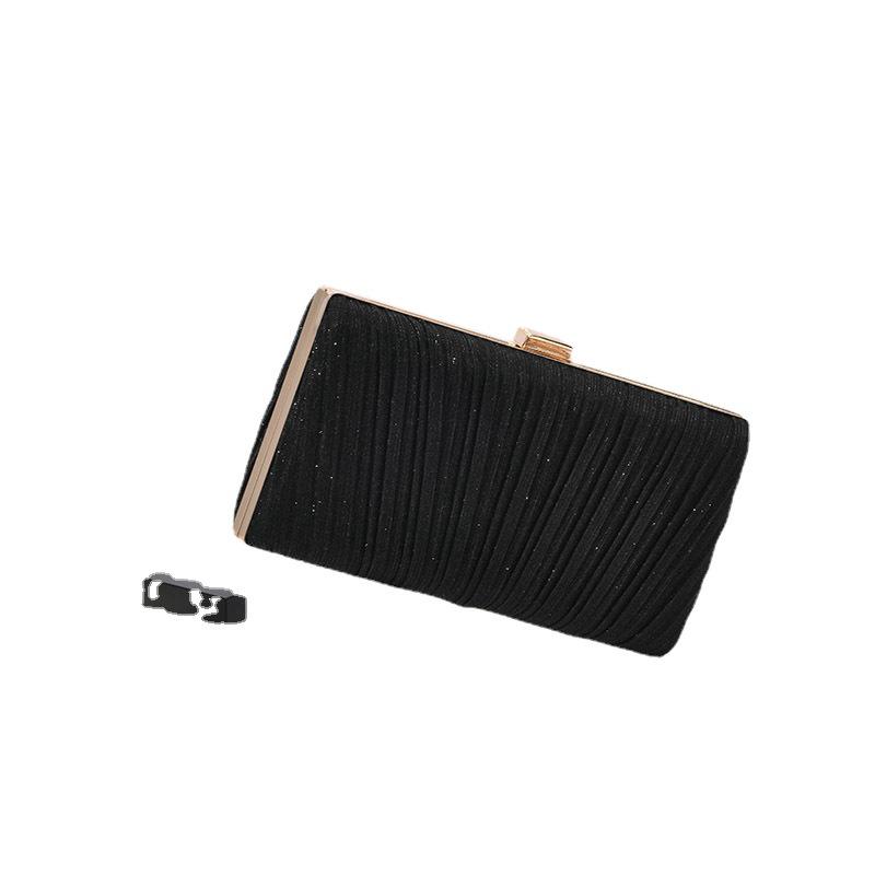 European Style Solid Color Evening Clutch Bag - New Fashionable & Simple Socialite Banquet Accessory