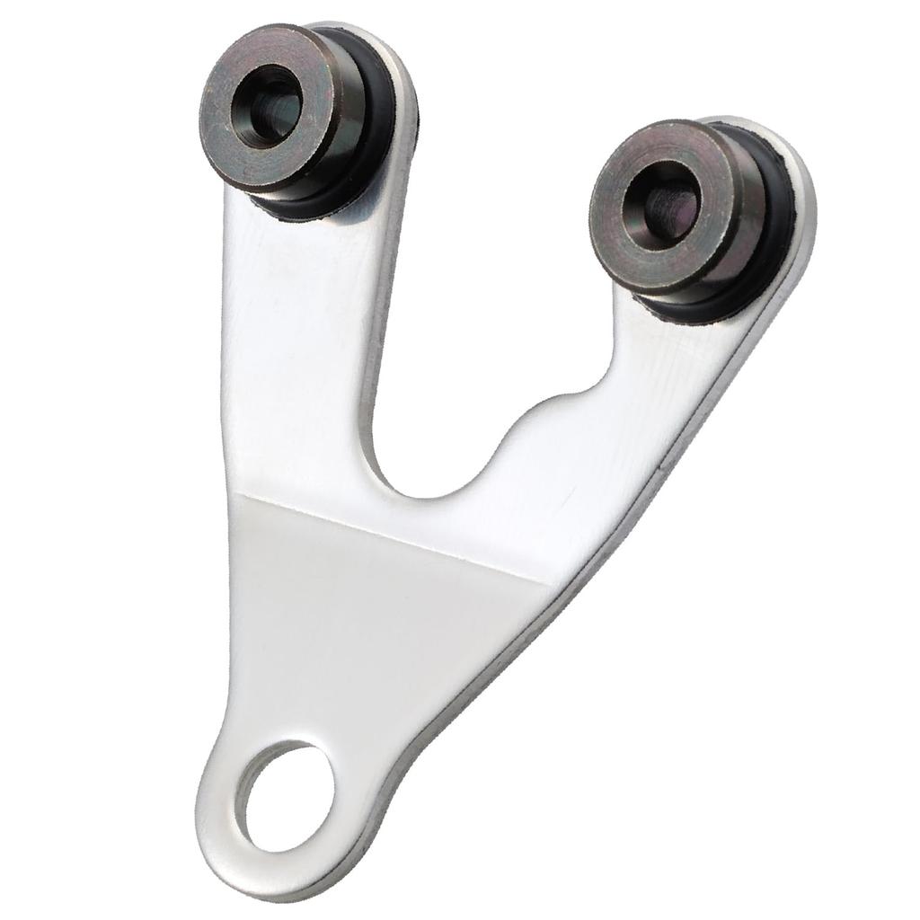 Daytona 61197 Motorcycle Meter Stay, Mounting Width 1.8 Inches (45 Mm), Mounting M10, Anti-Vibration Rubber, Stainless Steel, Center/10° Bend