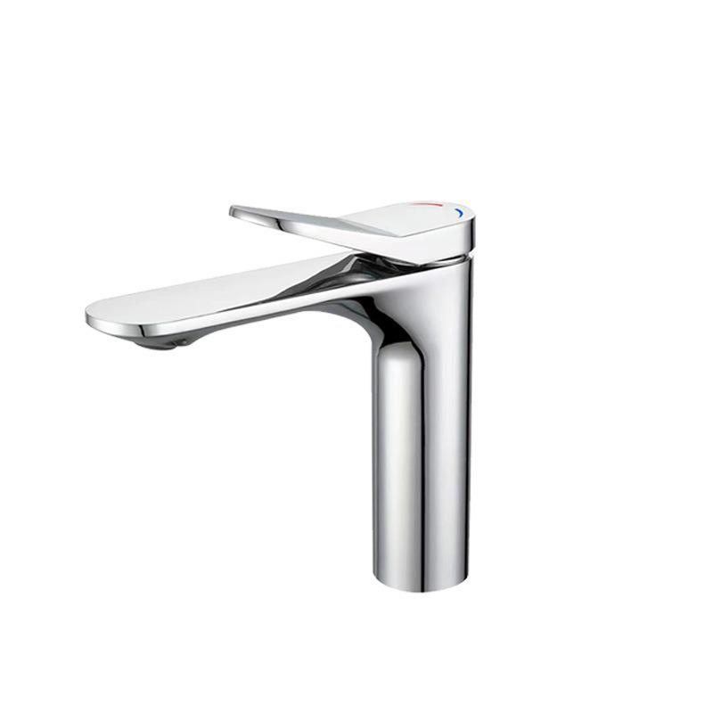 Black Gunmetal Brushed Gold Chrome Dual-Temperature Basin Faucet
