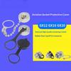 2/4/10Pcs Welding Cable Connector Rubber Metal Protective Cover Gx12 Gx16 Gx20 Aviation Circular Plug Socket Waterproof Dust Cap