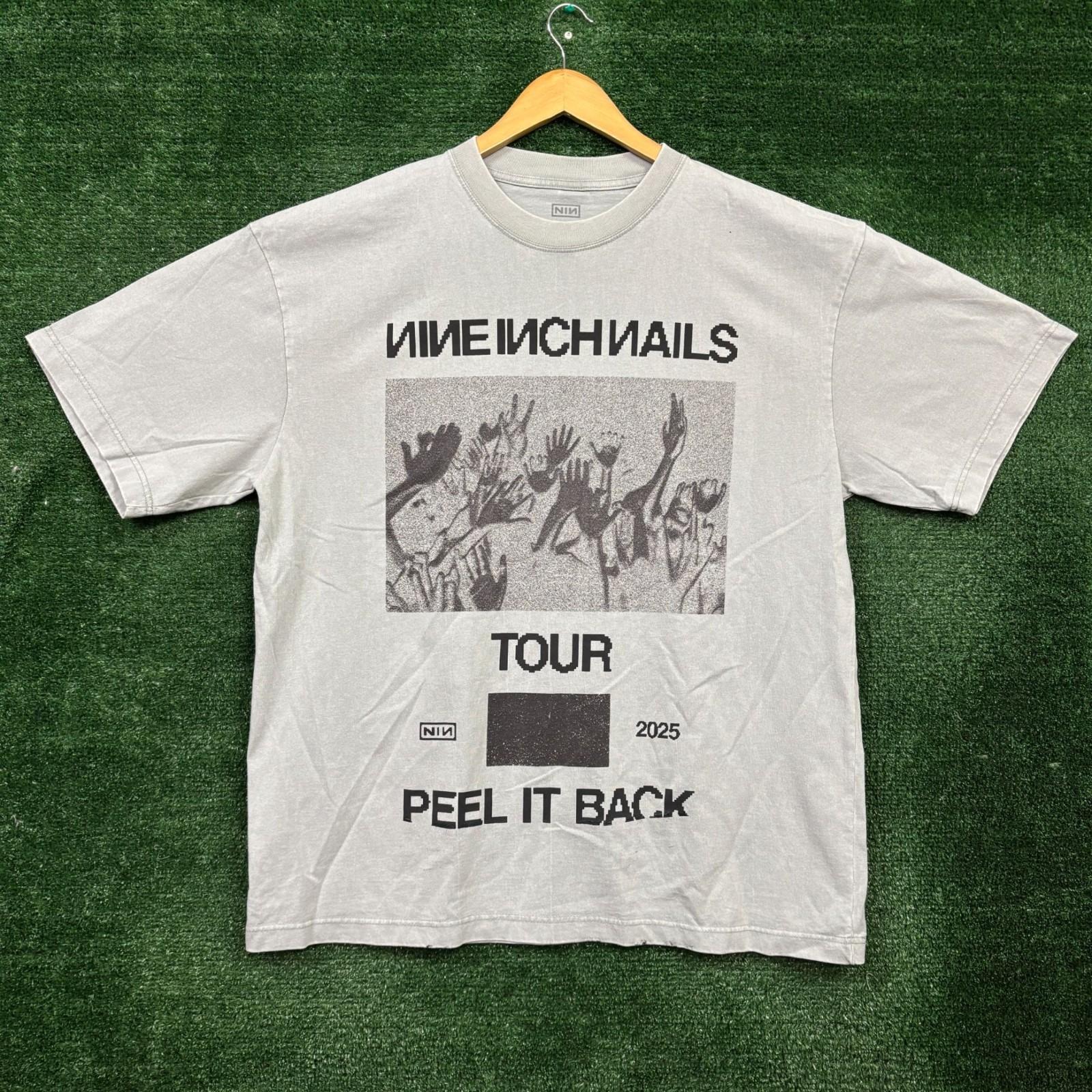 Nine Inch Nails Peel It Back Tour Rock Band T-Shirt Size Extra Large 3XL