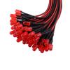 50PCS 5mm Pre Wired LED Diodes DC12V Red Blue Orange Slow Flashing DC12V LED Lights LED Light Emitting Diodes