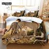 Ferocious Animals Bedding Set, 3Pcs Duvet Cover Set, Soft Comfortable Breathable Duvet Cover, For Bedroom Guest Room Decor