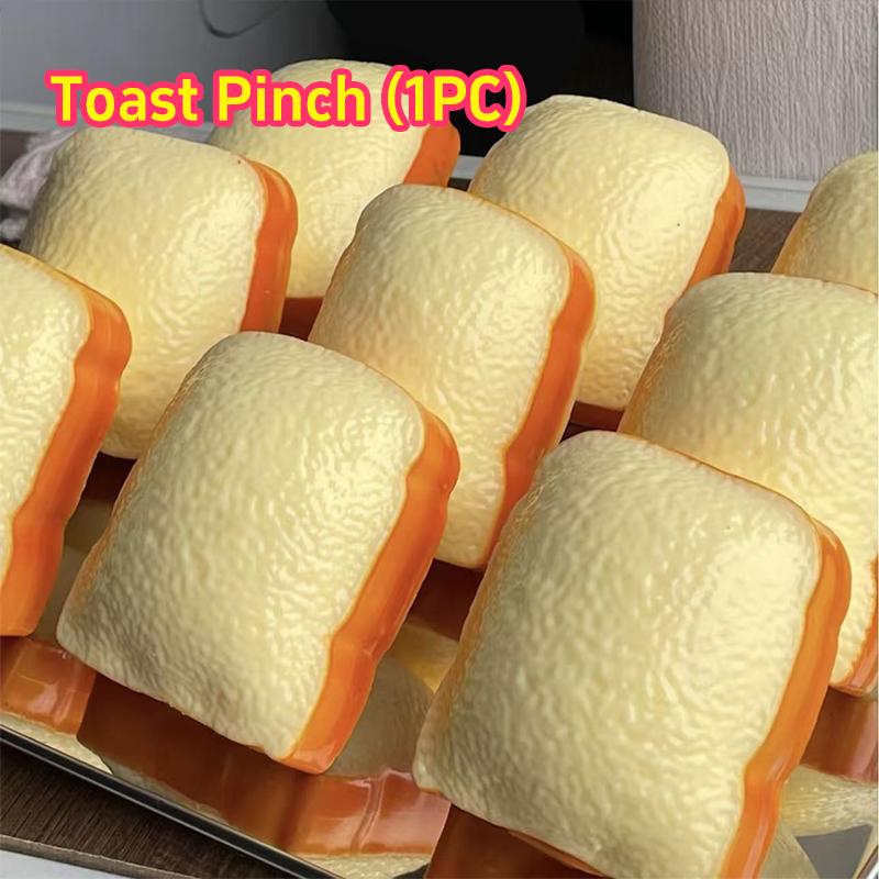 Knuspriges langsamer Aufgang Squishy Toast Knusprig Gefüllte Quetschblöcke ASMR Anti-Stress-Entspannungsspielzeug Handentspannendes Sensorisches Fidget als Geschenk