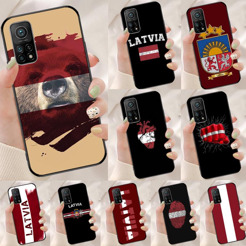 Lettland Flagge Hülle Für Xiaomi 14 Ultra 15 13 11T 12T 13T 14T Pro POCO X7 Pro X3 X5 X6 M6 F5 F6 Pro Hülle