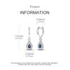 New 925 Sterling Silver Earrings Butterfly Turtle Wings Stars Moon Star Hoop Earring for Women Making Jewelry Gift