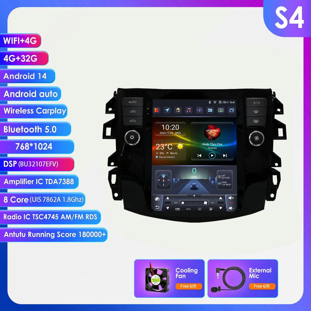 OSSURET 9.7 Display Screen Carplay Android for Nissan Navara 2016-2022 NP300 WiFi Car Multimedia Player Intelligent Screen Video Navigation Radio GPS