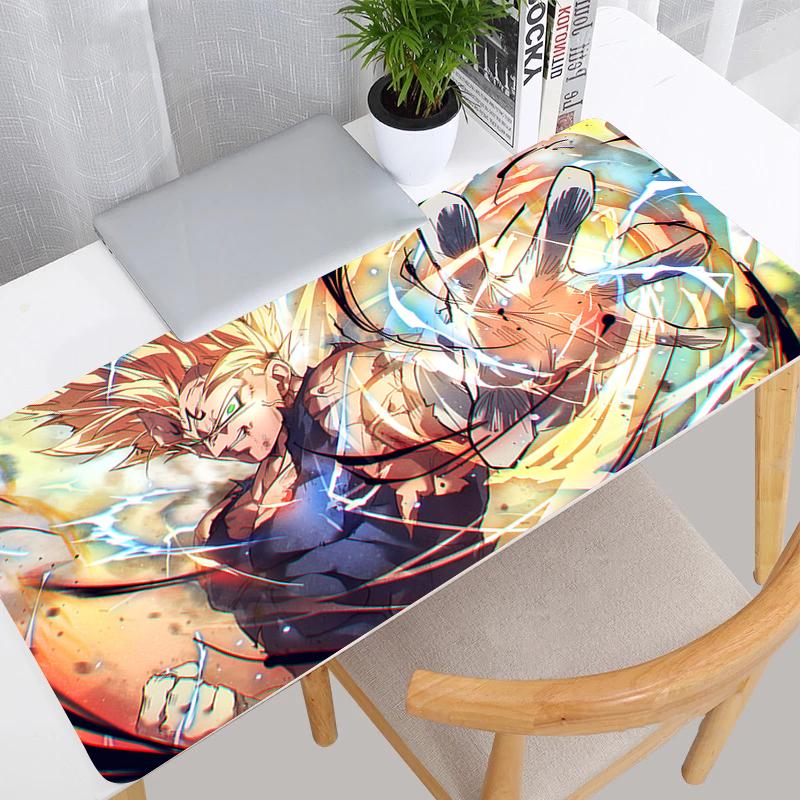 Tappetini Mouse Anime Dbz Oversize per Gamer Tappetino Esteso per Scrivania Pad per Tastiera Notbook Accessori da Gioco Dragon Ball Tappetini Mouse Colorati