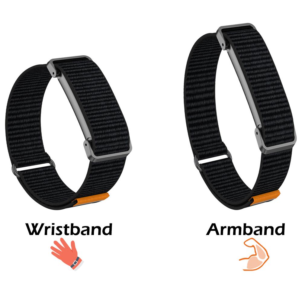 Sport Nylon Wristband Armband for Google Fitbit AirOne-Piece Lightweight Nylon Strap with Metal Frame for Google Fitbit Air