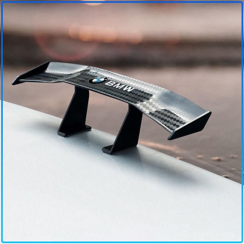 Car Rear Spoiler Mini Spoiler Wing Small Tail Emblem Sticker Decoration For BMW M Performance 1 3 5 7 Series M3 M4 M5 M6 X1 X3 X5 X6 X7 E30 E34 E36 E4