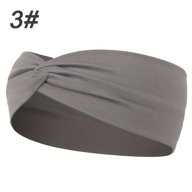 Bandeau Croisé de Sport pour Femme pour Maquillage, Yoga et Lavage du Visage